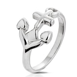 Stainless Steel Ladies Anchor Ring RMLAR-01