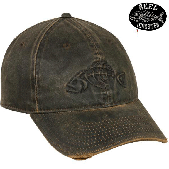 Reel Monster© DARK BROWN FISHING HAT-13